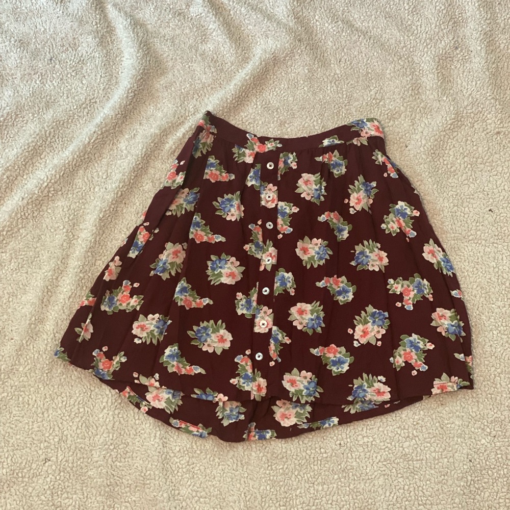Holister Size small floral skirt